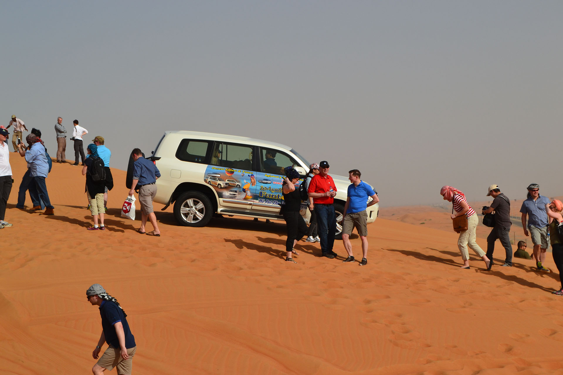 Group Desert Safari - beautiful scenic view