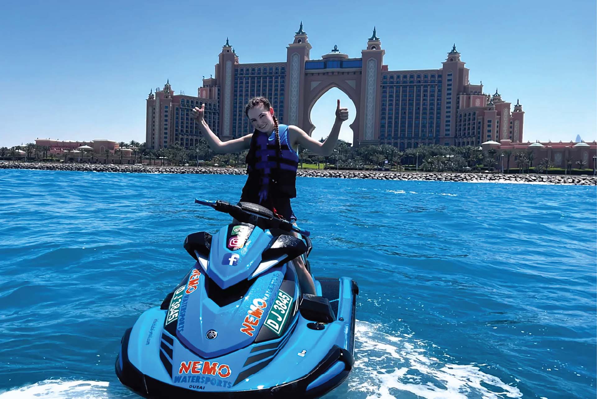 Jet Ski Dubai - Skyline Backdrop