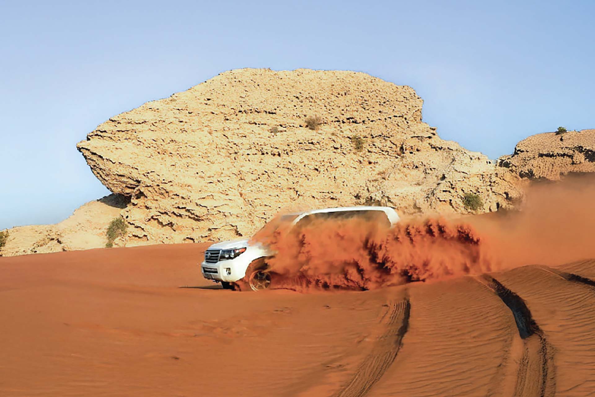 Mleiha Desert Safari - stunning local landscape