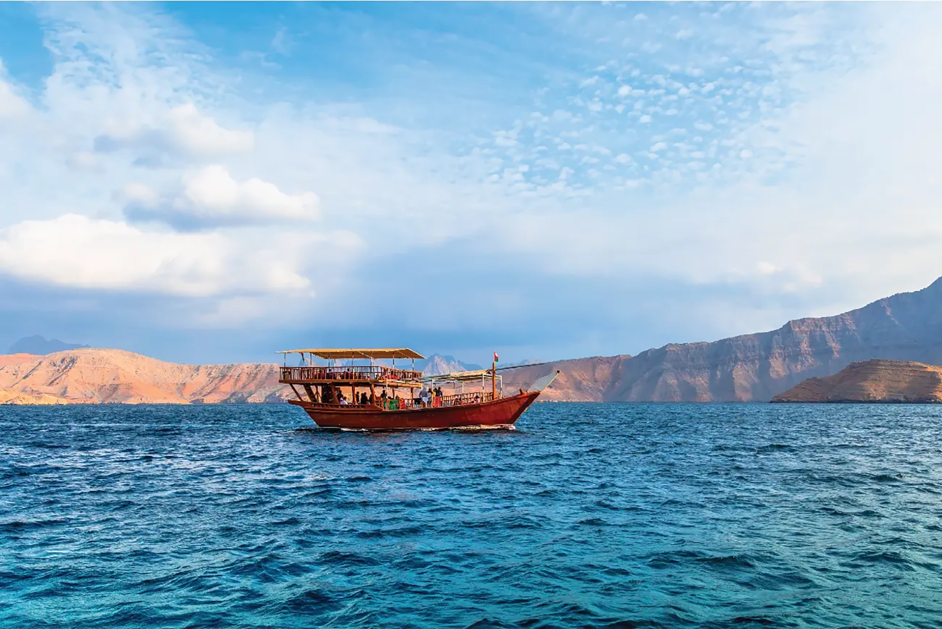 Oman Tours from Dubai - Musandam Dibba dhow cruise fjords
